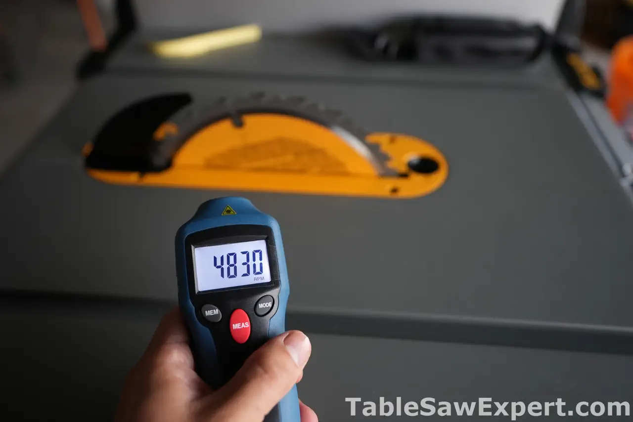 Why Table Saw RPM ‘Sometimes’ Matters